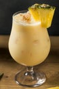 Boozy PIneapple Painkiller Cocktail