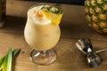 Boozy PIneapple Painkiller Cocktail