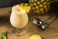 Boozy PIneapple Painkiller Cocktail