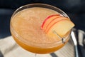 Boozy Refreshing Apple Martini Cocktail Royalty Free Stock Photo