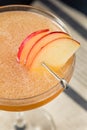 Boozy Refreshing Apple Martini Cocktail Royalty Free Stock Photo