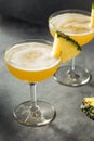 Boozy Refreshing Barracuda Pineapple Daiquiri Royalty Free Stock Photo