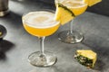 Boozy Refreshing Barracuda Pineapple Daiquiri Royalty Free Stock Photo