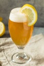 Boozy Refreshing Beer Shandy Cocktail Royalty Free Stock Photo