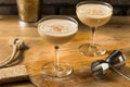 Boozy Refreshing Brandy Alexander Cocktail Royalty Free Stock Photo