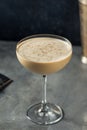 Boozy Refreshing Brandy Alexander Cocktail Royalty Free Stock Photo