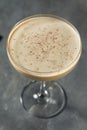 Boozy Refreshing Brandy Alexander Cocktail Royalty Free Stock Photo