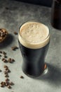 Boozy Refreshing Coffee Stout Beer Royalty Free Stock Photo