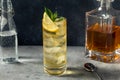 Boozy Refreshing Green Tea Highball Cocktail