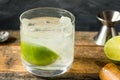 Boozy Refreshing Rhum Ti Punch Royalty Free Stock Photo