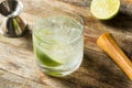 Boozy Refreshing Rhum Ti Punch Royalty Free Stock Photo