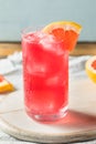 Boozy Refreshing Sea Breeze Cocktail Royalty Free Stock Photo