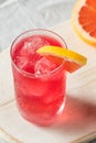 Boozy Refreshing Sea Breeze Cocktail Royalty Free Stock Photo