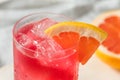 Boozy Refreshing Sea Breeze Cocktail Royalty Free Stock Photo