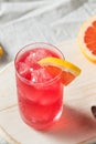 Boozy Refreshing Sea Breeze Cocktail Royalty Free Stock Photo