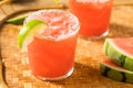 Boozy Refreshing Watermelon Margarita Royalty Free Stock Photo