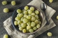 Boozy Sugared Prosecco Grapes Royalty Free Stock Photo