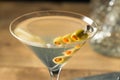 Boozy Traditional Dirty Martini Royalty Free Stock Photo