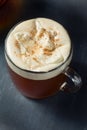 Boozy Warm Irish Coffee Royalty Free Stock Photo