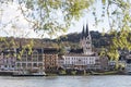 boppard and the rhine river germany Royalty Free Stock Photo