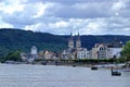 Boppard River Front, Upper Middle Rhine Valley UNESCO World Heritage Site, Rhineland-Palatinate, Germany Royalty Free Stock Photo