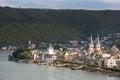 Boppard and river Rhine Royalty Free Stock Photo