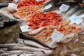 Boqueria market fish Royalty Free Stock Photo