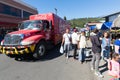 Boquete Panama street life Royalty Free Stock Photo