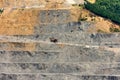 Damper truck transporting ore in the Veliki Krivelj mine of Zijin Bor Copper in Eastern Serbia