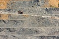 Damper truck transporting ore in the Veliki Krivelj mine of Zijin Bor Copper in Eastern Serbia