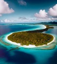 Bora Bora Aerial View