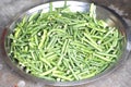 Bora beans a green vegetables