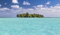 Bora Bora atoll motu and lagoon - French Polynesia