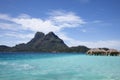 Bora Bora lagoon Royalty Free Stock Photo