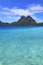 Bora Bora lagoon Royalty Free Stock Photo