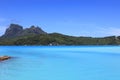 Bora Bora lagoon Royalty Free Stock Photo