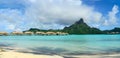 Bora Bora panorama Royalty Free Stock Photo