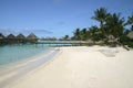 Bora Bora summer resort Royalty Free Stock Photo