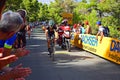 Bora Hansgrove Rider And Motorcycle La Vuelta EspaÃÂ±a Cycle Race Royalty Free Stock Photo