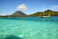 Bora pristine sea Royalty Free Stock Photo