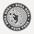 Bora Bora round logo.