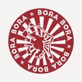 Bora Bora stamp.