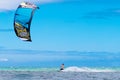 The Boracay internanional funboard cup 28-31 January, 2015. Boracay, Philippines. Freestyle category. Young kitesurfer on