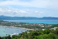 Boracay Island overview from Mount Luho view point in Aklan, Philippines