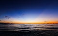 Boracay Island Sunset dusk Royalty Free Stock Photo
