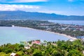 Boracay Island overview from Mount Luho view point in Aklan, Philippines