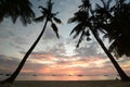 Sunset view from station 3. White beach. Boracay Island. Malay. Aklan. Western Visayas. Philippines Royalty Free Stock Photo