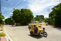 Local transportation in Boracay island. Western Visayas. Philippines