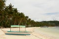 View of Bulabog beach. Boracay Island. Aklan. Western Visayas. Philippines Royalty Free Stock Photo