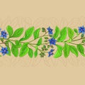 Borago vector pattern